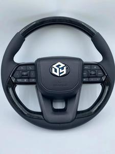 Maßgefertigtes Interieur-Zubehör Wildleder Carbon-Faser Autolenkrad für Toyota Hilux Fortuner Land Cruiser <span class=keywords><strong>GR</strong></span> für Toyota Previa - Product Image 4