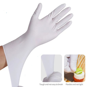 Hecho en China <span class=keywords><strong>Guantes</strong></span> <span class=keywords><strong>de</strong></span> látex desechables en polvo/<span class=keywords><strong>Guantes</strong></span> sin polvo 100PCs <span class=keywords><strong>Caja</strong></span> múltiple para examen <span class=keywords><strong>Laboratorio</strong></span> Cocina Hogar Mano - Product Image 4