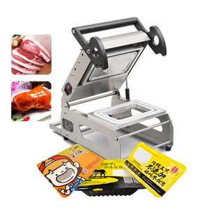 Machine de scellage de barquettes semi-automatique électrique en <span class=keywords><strong>acier</strong></span> inoxydable pour l'emballage commercial de vêtements, boissons et produits chimiques, pour barquettes en plastique - Product Image 3