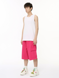 Novedad de verano, ropa de trabajo de vaquero, pantalones cortos de mezclilla para <span class=keywords><strong>hombre</strong></span>, Pantalones rectos de pierna ancha con bolsillos 3D, pantalones sueltos informales versátiles <span class=keywords><strong>Cargo</strong></span> para <span class=keywords><strong>hombre</strong></span> tejidos - Product Image 5