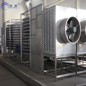 BOLANG automática iqf congelador máquina para frutos do mar vegetal rápido congelada