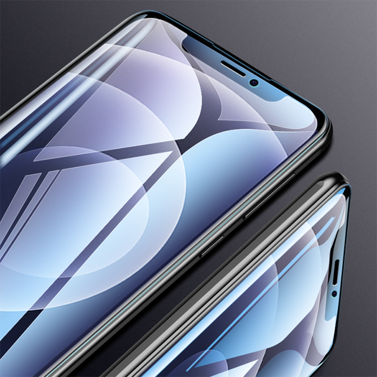 Оптовая продажа, изогнутая матовая Защитная плёнка для Iphone 11, 12 pro Max, с принтом из шелка, с защитой от синего света и отпечатков пальцев
