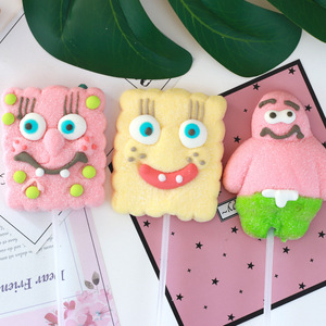 Caramelo de Malvavisco Infantil de Bob Esponja, Come, Bebe y Juega, Paquete de 18 Unidades de 35g, Gran Venta en China - Product Image 3