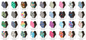 Servilletas <span class=keywords><strong>sanitarias</strong></span> de carbón de bambú, almohadillas menstruales lavables reutilizables, <span class=keywords><strong>toallas</strong></span> <span class=keywords><strong>sanitarias</strong></span> de higiene <span class=keywords><strong>para</strong></span> mujeres, almohadillas de lactancia posparto - Product Image 5