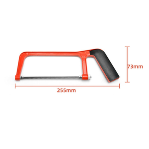 <span class=keywords><strong>Scie</strong></span> à main industrielle de 6 pouces, 6 TPI, avec cadre en acier au carbone et lame fixe, poignée en plastique, outil manuel pour le bois, coupe de 1 mm - Product Image 2
