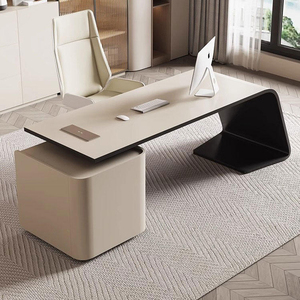 Ceo scrivania ufficio Paint-cotto tavolo capo <span class=keywords><strong>fabbrica</strong></span> vendita diretta vendita calda di lusso facile installazione scrivania da ufficio - Product Image 2