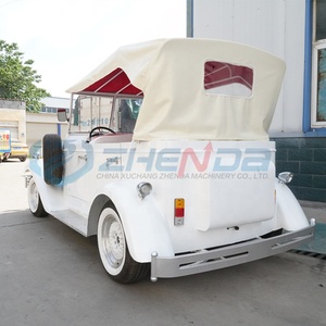 Voiture vintage classique blanche, voiture rétro à vendre à bas prix, voiture vintage électrique personnalisable - Product Image 5
