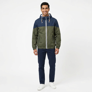 Custom Printing Windbreaker <b>Jacket</b> <b>Men</b> Waterproof Polyester Winter <b>Jacket</b> With Hood Latest Design Windbreaker <b>Jackets</b> - Product Image 1