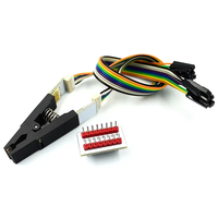 Kit de test de programmation BIOS SOP16 avec clip de test, adaptateur de prise directe SOP16 vers DIP8, pince de test IC sans dessoudage