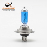 Ampoule halogène H7 super blanche bleue, phare de voiture, usine, 12v 55w, 2 pièces