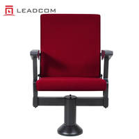 Chaise pliante télescopique durable LEADCOM LS-12601R, sièges rétractables pour auditoriums, salles de conférence et stades