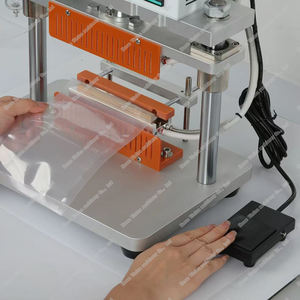 Máquina de Sellado por Calor Neumática para Bolsas de Embalaje de Plástico PP, Papel Kraft y Lámina de Aluminio, Equipo de Sellado y Unión - Product Image 4