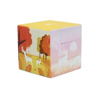 Cadeaux promotionnels, impression de logo personnalisé, cube magique vierge de troisième ordre, jouet