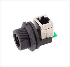 Rj45 Cat5e Cat6a Modulaire Connectoren Rj45 Wandplaat Ethernet Houder Met Schroefdraad Cat6 Ip67 - Product Image 3