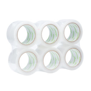 Ventes directes des fabricants Effacer BOPP Ruban d'emballage adhésif acrylique simple face auto-scellant pour rouleau ou carton - Product Image 1