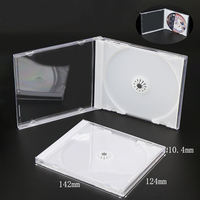 Caja de Almacenamiento para 10 Discos DVD de Alta Calidad, 191x135mm, Material PP, Estuche Multicapa para CD, para Sistema de Audio de Auto, Celebraciones de Boda