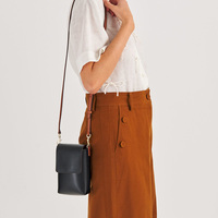 Sac bandoulière mini portable pour femme en cuir véritable Saffiano avec logo personnalisé, fermeture éclair, protection RFID, par Mount Yanzhi Lady Fashion Luxury