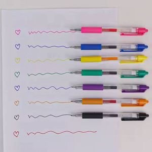 Stylo Gel Personnalisé 2025 avec Impression de Logo, Bouton Poussoir, Pointe 0,5 mm, Écriture Fluide, Encre Multicolore, Matériau Papier, Vente Chaude - Product Image 1