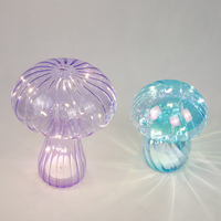 Décorations de pâques commerciales bon marché à piles led champignon lumière printemps pièce maîtresse de table