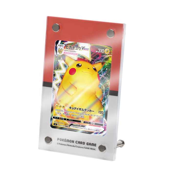 see through pokemon cards Leadiy Single Card Display Case, Transparent Card Display Clear Card Stands, 35PT Acrylic TCG Triple Frames : Sports & Outdoors Ray Yi Factory Wholesale Custom