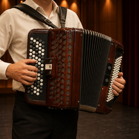 Accordéon à boutons de type Bayan de qualité supérieure à 80 touches, instrument de musique pour les concerts