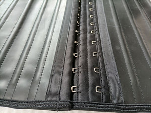 100% látex faja colombiana cintura alta calidad 3 filas ganchos corsé 25 acero deshuesado látex cintura entrenador Shaper - Product Image 6