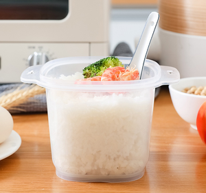 <span class=keywords><strong>Cuiseur</strong></span> à riz et <span class=keywords><strong>cuiseur</strong></span> <span class=keywords><strong>vapeur</strong></span> écologique pour micro-ondes - <span class=keywords><strong>Sans</strong></span> <span class=keywords><strong>BPA</strong></span>, facile à utiliser, peu de désordre, cuite le riz parfaitement à chaque fois - Product Image 4