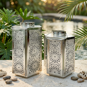 Faroles Decorativos de Metal Hechos a Mano, Duraderos, Diseño Único, Decoración para el Hogar, Navidad, Personalizables, de Alta Calidad - Product Image 4