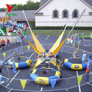 Carnaval Jeu Parc D'attractions Attraction Portable 4 En 1 Gonflable Saut <span class=keywords><strong>À</strong></span> L'élastique Manèges Avec Remorque Monté <span class=keywords><strong>À</strong></span> <span class=keywords><strong>Vendre</strong></span> - Product Image 1