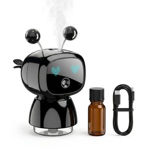 Difusor de Aromas Eléctrico Inteligente para Coche, con Spray <span class=keywords><strong>Ambientador</strong></span>, Luces LED en Forma de Corazón, Recargable por USB, 4 Niveles, Humidificador de Aromaterapia - Product Image 6