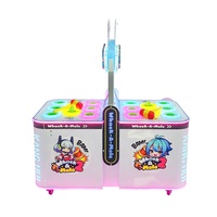 Marwey Machine de jeu de marteau de grenouille battante à pièces de Offre Spéciale Sports d'intérieur pour enfants Whack a Mole Hit Frog Machine de jeux d'arcade