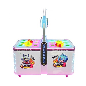 Marwey, gran oferta, máquina de juego <span class=keywords><strong>Beat</strong></span> Frog Hammer que funciona con monedas, deportes de interior para niños, máquina de juegos de Arcade Whack a Mole Hit Frog - Product Image 4