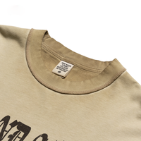 T-shirt graphique personnalisé pour homme, coupe courte et carrée, grammage lourd 275 g/m², effet vieilli et délavé à l'acide, style vintage
