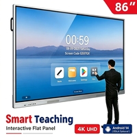 75 inch 4K UHD Smart Interactief Display LCD Touchscreen Flat Panel Whiteboard Tableau Intelligent voor Training en Leren