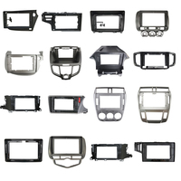 Marco de radio de coche de alta calidad, marco de fascia para HONDA ACCORD 2001, negro, 9 pulgadas