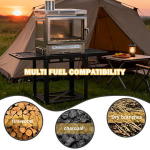 Horno Portátil INBESTCAMP Burner Packable Bushbox, Horno Multifuel para Camping, Horno Bushcraft, Chimenea de Pared, Calentador para Camping de Invierno - Product Image 3
