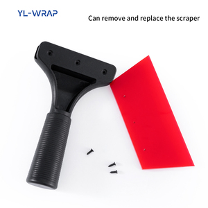 Racloir professionnel en caoutchouc personnalisé pour habillage de voiture, grattoir à eau pour vitres, <span class=keywords><strong>kit</strong></span> d'outils de teinture - Product Image 4