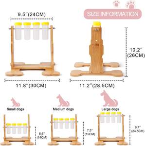 Pet ürünleri ahşap köpek bulmacalar oyuncak tedavi dağıtıcı zihinsel stimülasyon köpekler gıda bulmaca besleyici oyuncaklar Iq eğitim için yüksek kalite - Product Image 6