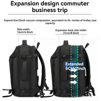 Sac à dos de voyage étanche grande capacité personnalisé pour ordinateur portable, avec compression sous vide, idéal pour les affaires et les voyages prolongés – Nouveau modèle à prix abordable
