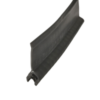 Pinchweld, Protector de borde de puerta de coche, tira de sellado de goma embellecedora, inserto de núcleo de Metal, protección de borde de ventana de puerta de vehículo, tira de sellado de goma