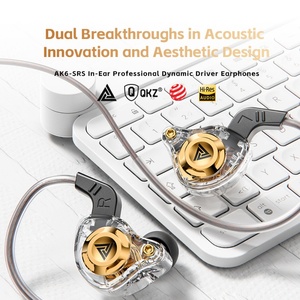 Nouveaux écouteurs intra-auriculaires filaires QKZ AK6 SRS à transducteur dynamique <span class=keywords><strong>avec</strong></span> microphone pour la musique et le gaming, <span class=keywords><strong>casque</strong></span> audiophile 3,5 mm - Product Image 5