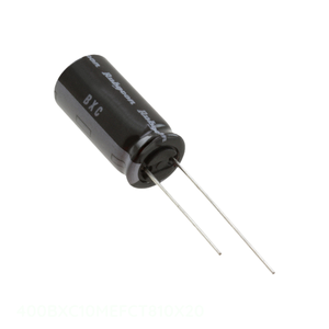 Condensateur radial TH 10 µF 20 % 400 V, en aluminium, à traversage de circuit, 400BXC10MEFCT810X20 - Product Image 1