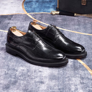 <span class=keywords><strong>Zapatos</strong></span> Oxford Formales de Cordones para Hombre, <span class=keywords><strong>Zapatos</strong></span> Hechos a Mano de Cuero Genuino, <span class=keywords><strong>Suela</strong></span> <span class=keywords><strong>Roja</strong></span>, <span class=keywords><strong>Precio</strong></span> de Fábrica al por Mayor - Product Image 6