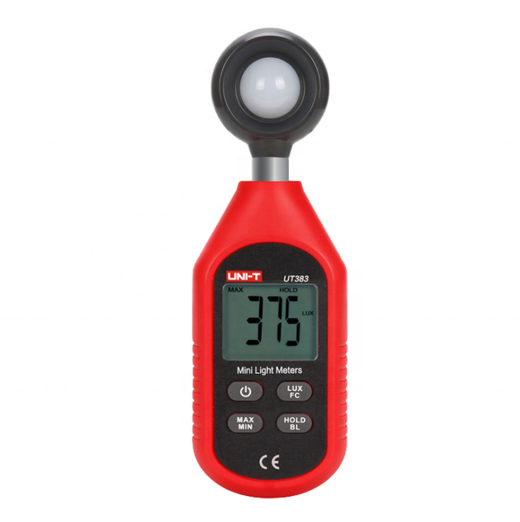 Mini beleuchtungs Meter UT383 Licht Meter 200,000 LUX Digitale Luxmeter Leuchtdichte Lux Fc Test Max Min Illuminometers Photometer