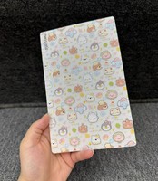 FONLYU 190*120mm Películas traseras transparentes de cuero con impresión cloisonné, pegatinas decorativas para teléfonos, para plotter de corte de hidrogel