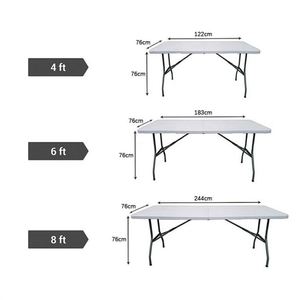 Custom Logo Printed Polyester Stretch Anti-Wrinkle Portable <b>Table</b> Cover <b>6ft</b> 8ft Wedding with Unique Design - Product Image 3
