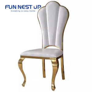 Venta caliente fiesta Hotel banquete silla Tiffany boda oro Metal banquete silla muebles conjunto Chivas Hotel sillas para eventos - Product Image 4