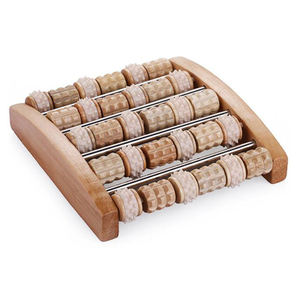 Meilleur vendeur, rouleau en bois pour le soulagement du <span class=keywords><strong>stress</strong></span>, spa, soins de santé, thérapie <span class=keywords><strong>anti</strong></span>-cellulite, relaxation des pieds, massage artisanal en bambou - Product Image 4