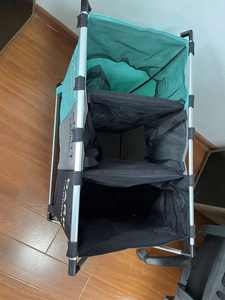 Panier à linge à 3 compartiments, vente chaude, armoire de luxe, panier à linge sale en tissu, panier à linge portable en métal, rangement à linge à domicile, ouvert - Product Image 4