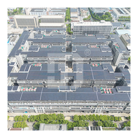 Gouttière de guidage d'eau galvanisée à chaud en zinc-aluminium-magnésium de type M pour carport solaire BIPV, montage solaire, durée de vie de 10 à 25 ans